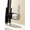 Gourmetier LS8727CTL Continental Single-Handle Pull-Down Kitchen Faucet, Blk/Chrm LS8727CTL - alternate 7